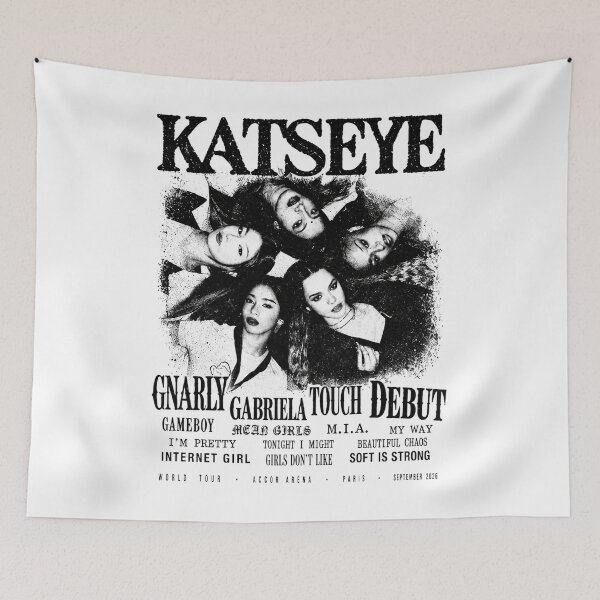 Item preview, KATSEYE London 2026, The O2 Concert, Wildworld Tour, KATSEYE Merch designed and sold by AvinoPrizi.