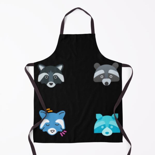 Item preview, Cute Minimalist Raccoon Faces - Geometric Woodland Pattern designed and sold by Yasmine Mohammed.