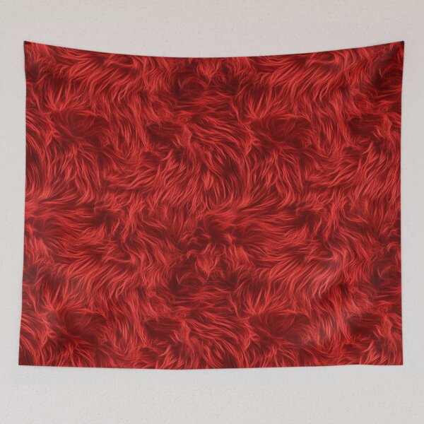 Item preview, Puppet Fur In Red. designed and sold by calypso-designs.