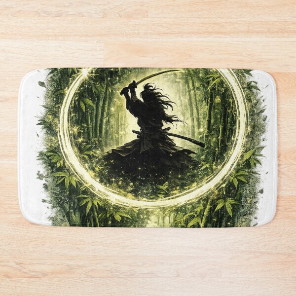 Item preview, Bamboo Enso Samurai Silhouette designed and sold by  Silent Japan Studio.