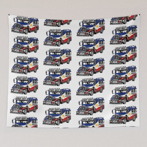 Item preview, Pinoy Ako Jeepney Shirt | Filipino Pride Classic Jeepney Graphic Tee designed and sold by rygenr8.