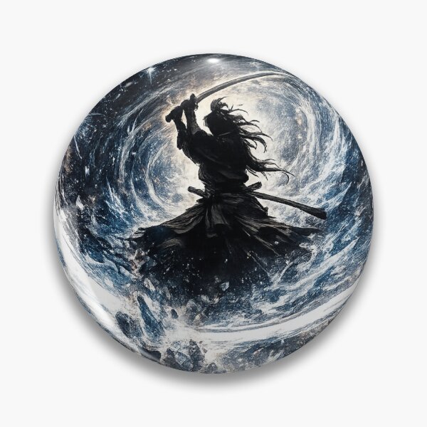 Item preview, Ice Enso Samurai Silhouette designed and sold by  Silent Japan Studio.