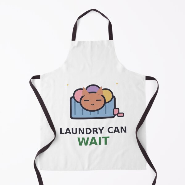 Item preview, Laundry Can Wait — Funny Lazy Cat Design, Cute Gift For Procrastinators designed and sold by QuirkyCartel.