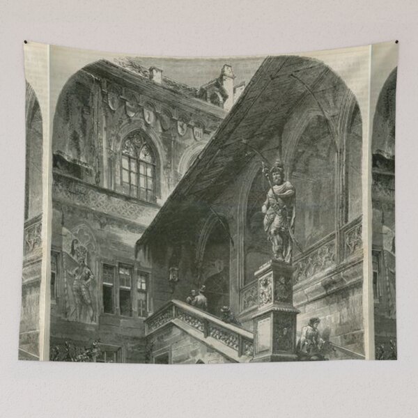 Item preview, Switzerland, Courtyard of the Town Hall in Basel designed and sold by SharonTheFirst.