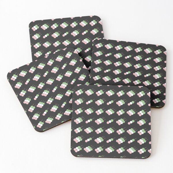Item preview, Japanese Dango Sweet Food Seamless Pattern designed and sold by Zaya_art.