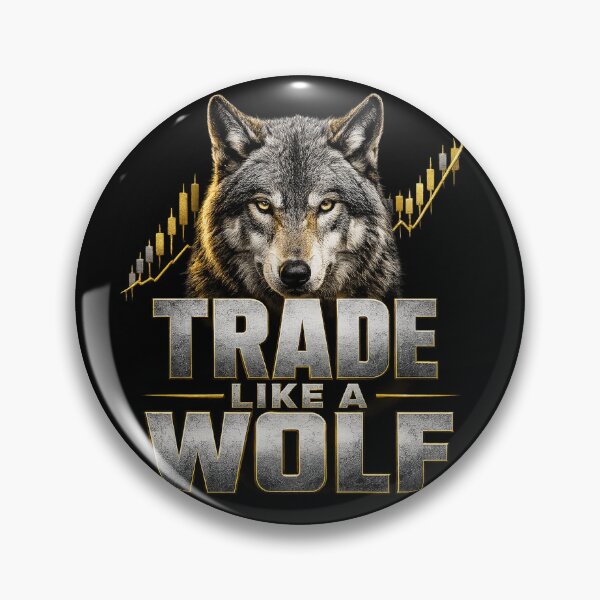 Item preview,  Trade Like a Wolf | Forex Trader Wolf Design designed and sold by PipForgeStudio .