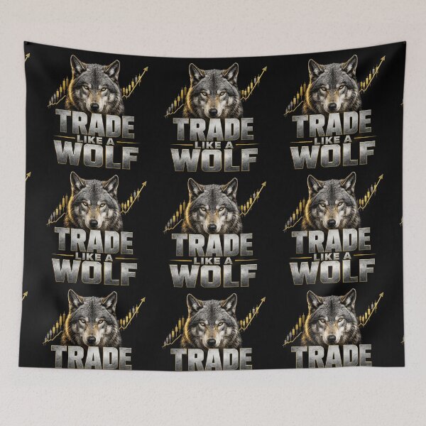 Item preview,  Trade Like a Wolf | Forex Trader Wolf Design designed and sold by PipForgeStudio .