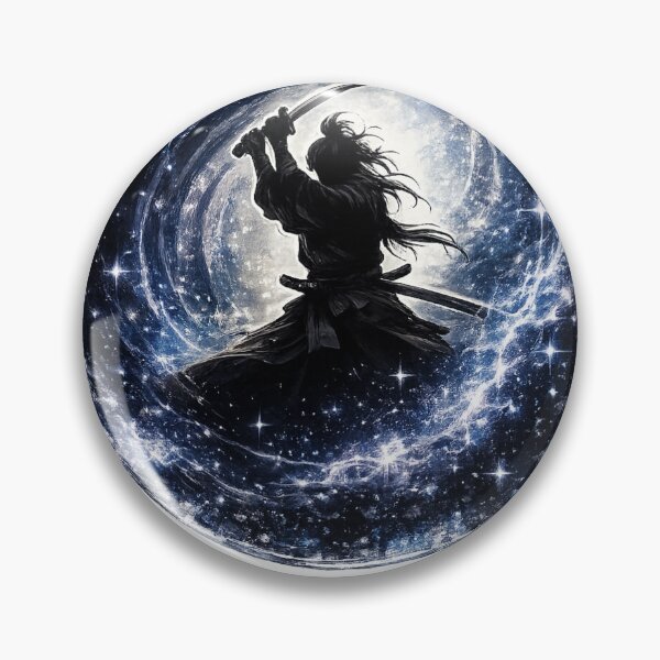 Item preview, Celestial Enso Samurai Silhouette designed and sold by  Silent Japan Studio.