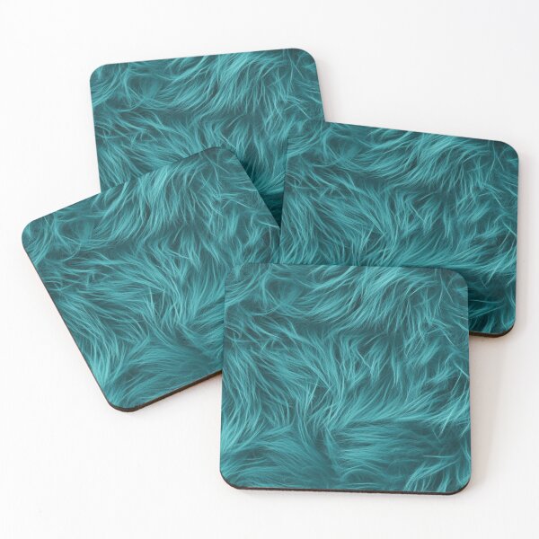 Item preview, Puppet Fur In Teal. designed and sold by calypso-designs.