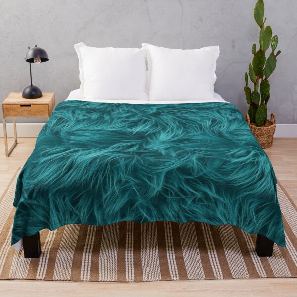 Item preview, Puppet Fur In Teal. designed and sold by calypso-designs.