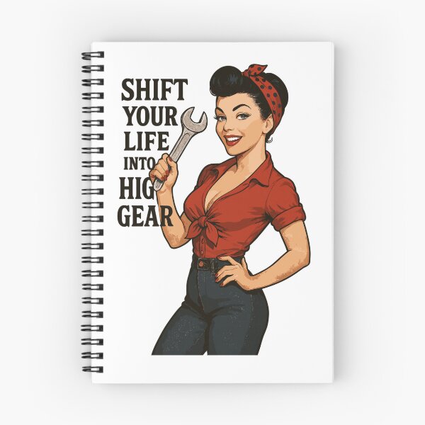 Item preview, Pin-up Girl Car Mechanic: Shift Your Life designed and sold by Pineapple-Tree.