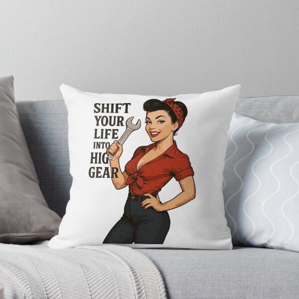 Item preview, Pin-up Girl Car Mechanic: Shift Your Life designed and sold by Pineapple-Tree.