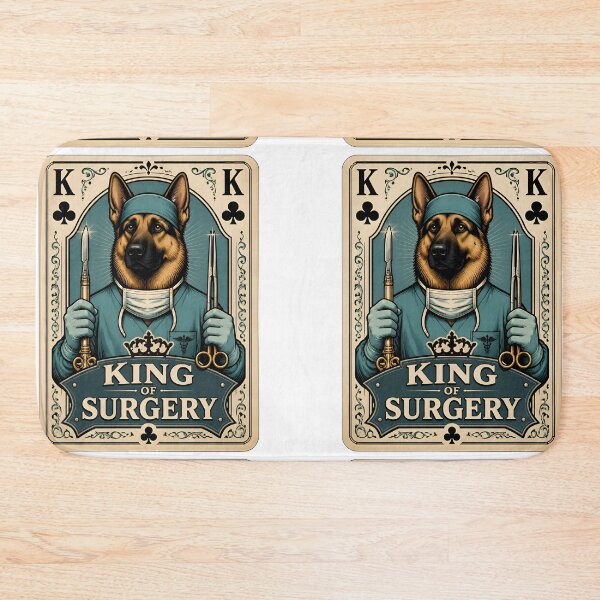 Item preview, King of Surgery – Funny Veterinary Surgeon Playing Card designed and sold by Bettybee00.