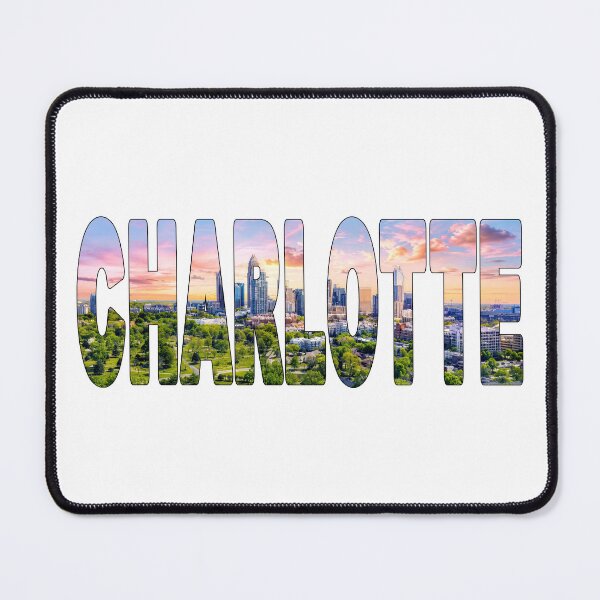 Item preview, CHARLOTTE - North Carolina Downtown City Golden Hour Glow Park designed and sold by Adam Gormley.