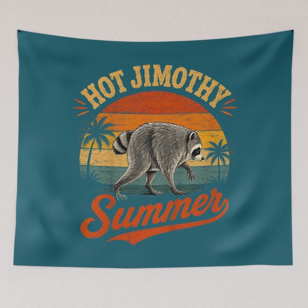 Item preview, Hot Jimothy Summer Viral Raccoon Seattle Funny Trash Panda designed and sold by FrankIsabel.