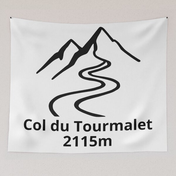 Item preview, Col du Tourmalet 2115m Cycling Mountain Climb French Pyrenees Art designed and sold by RDproject.