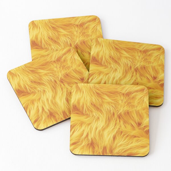 Item preview, Puppet Fur In Yellow. designed and sold by calypso-designs.