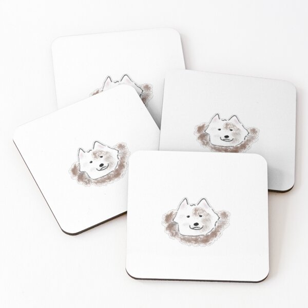 Item preview, Funny Dog Stuck in Dirt or Mud Illustration designed and sold by raun.draw.