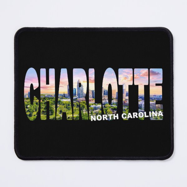 Item preview, CHARLOTTE North Carolina - Downtown City Golden Hour Glow Park designed and sold by Adam Gormley.