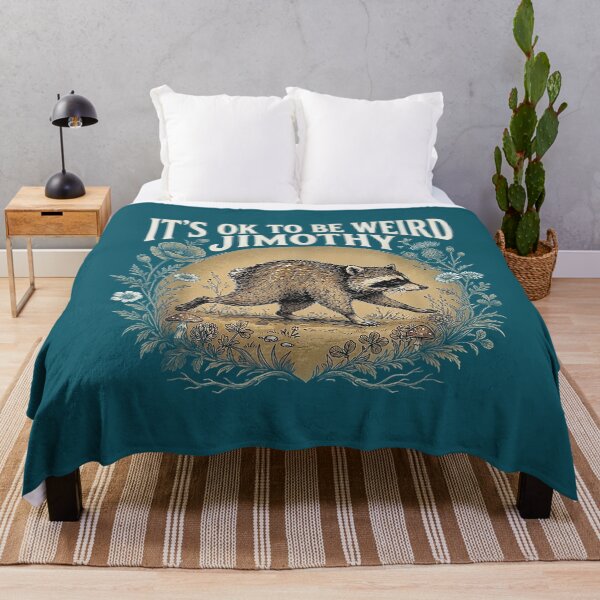 Item preview, Its Ok to Be Weird Jimothy Raccoon Meme Lover Funny designed and sold by FrankIsabel.