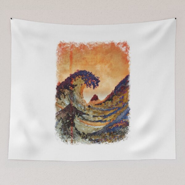 Item preview, Kanagawa bloodish designed and sold by patricioguerra.