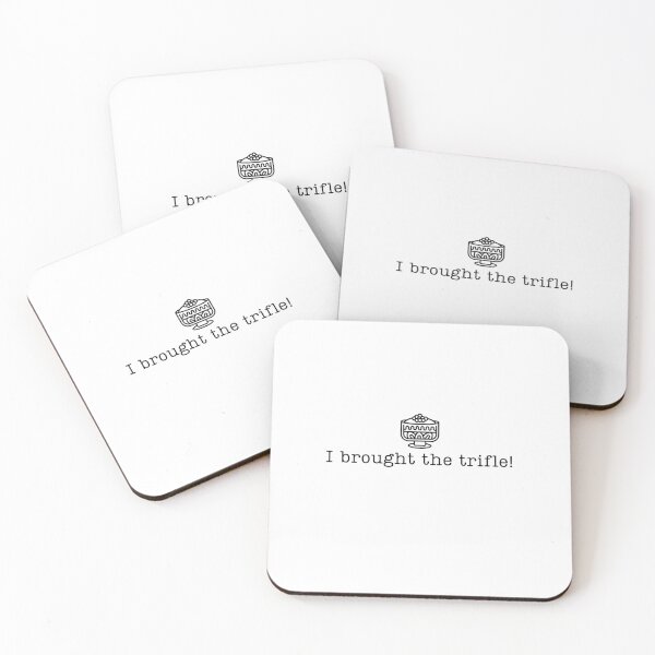 Item preview, 'I brought the trifle!' Funny Christmas party designed and sold by Imagine Ink Design Studio.