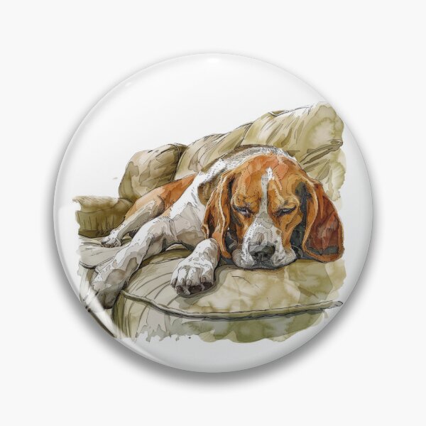 Item preview, Beagle Dog | Cute Puppy Aesthetic Art designed and sold by Mandayartstudio.