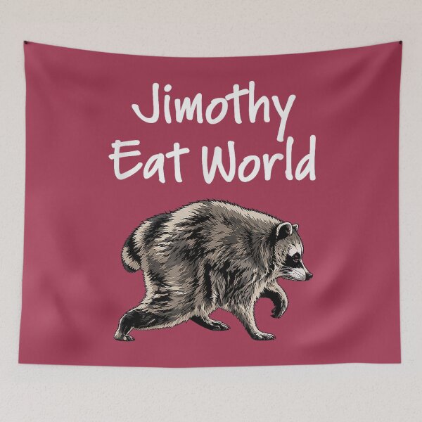 Item preview, Jimothy Eat World Funny Viral Raccoon Seattle Trash Panda designed and sold by GreggRoss.