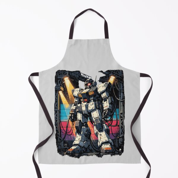 Item preview, Neon Retro Anime Mecha Maintenance Bay designed and sold by KungPowUnicorn.
