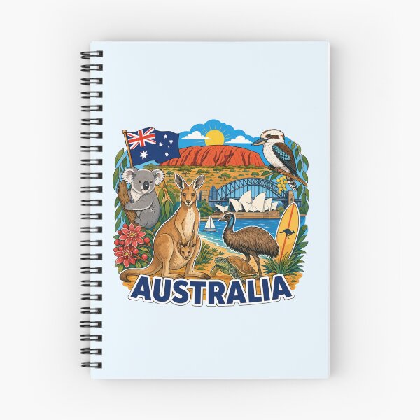 Item preview, Australia Wildlife and Landmarks designed and sold by Myra365Art.