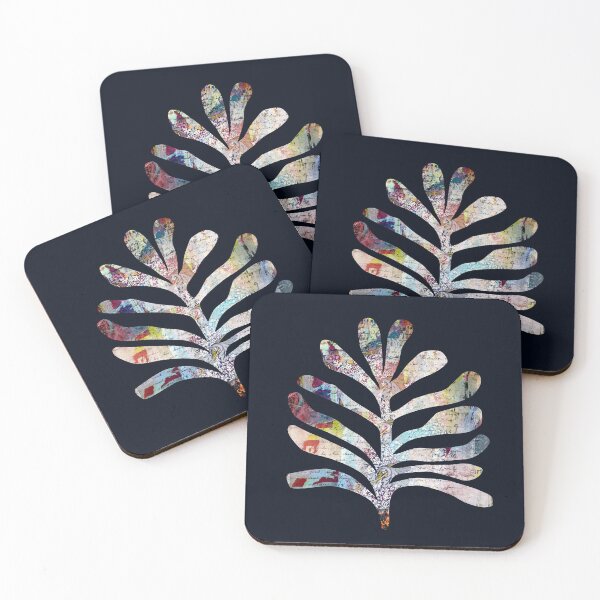 Item preview, Quiet Emergence - Abstract botanical collage designed and sold by The Blue Window.
