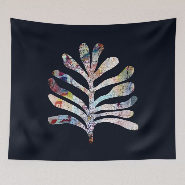Item preview, Quiet Emergence - Abstract botanical collage designed and sold by The Blue Window.