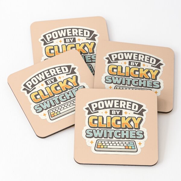 Item preview, Powered by Clicky Switches Retro Typography designed and sold by StickerinoShop.