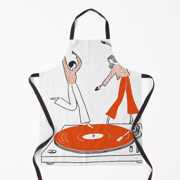 Item preview, Dancing Couple Wall Art Print, Retro Record Player Poster, Modern Music designed and sold by VisionGraphic.