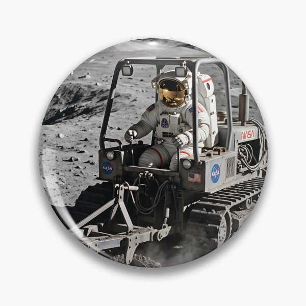 Item preview, NASA astronaut ploughing the moon  designed and sold by WiseBow.