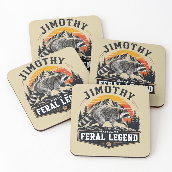 Item preview, Jimothy Raccoon Funny Animal Meme designed and sold by wesdesignshop.