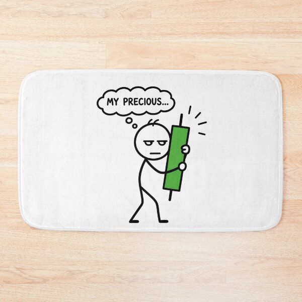 Item preview, Trader Hugging Green Candlestick Illustration - Technical Analysis Humor designed and sold by Ink Matrix.