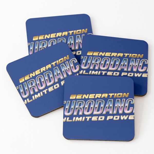 Item preview, Generation Eurodance Unlimited Power –  90s Retro Music Graphic designed and sold by gayishdesign.