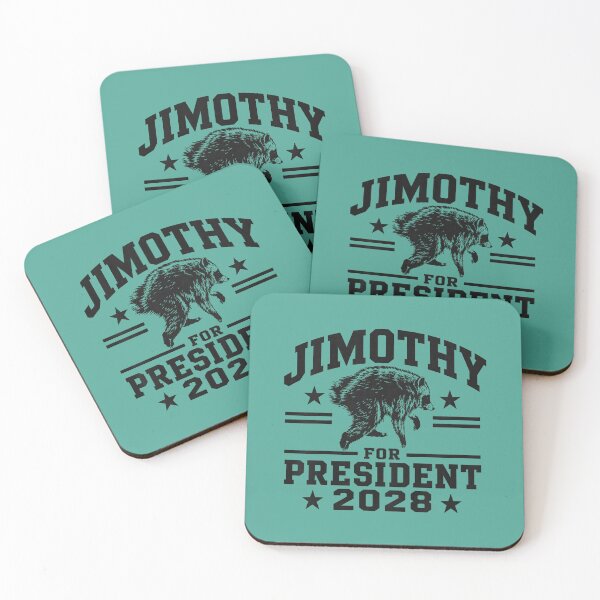 Item preview, JIMOTHY for President USA 2028 Viral Raccoon Meme designed and sold by ArleneRowe.