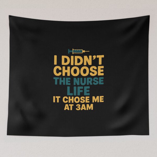 Item preview, I Didn't Choose The Nurse Life Shirt, Bold Nurse Quote T-Shirt, Funny 3am Nurse Humor Tee, Statement Nurse Gift Shirt designed and sold by TshirtsLabs.