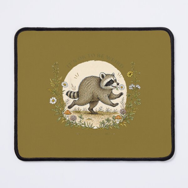 Item preview, Jimothy from Seattle It’s OK to Be Weird Raccoon Cottagecore designed and sold by ArleneRowe.
