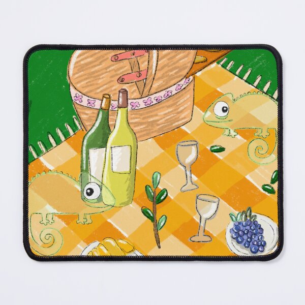 Item preview, Chameleons having a picnic. designed and sold by BluluStudio.