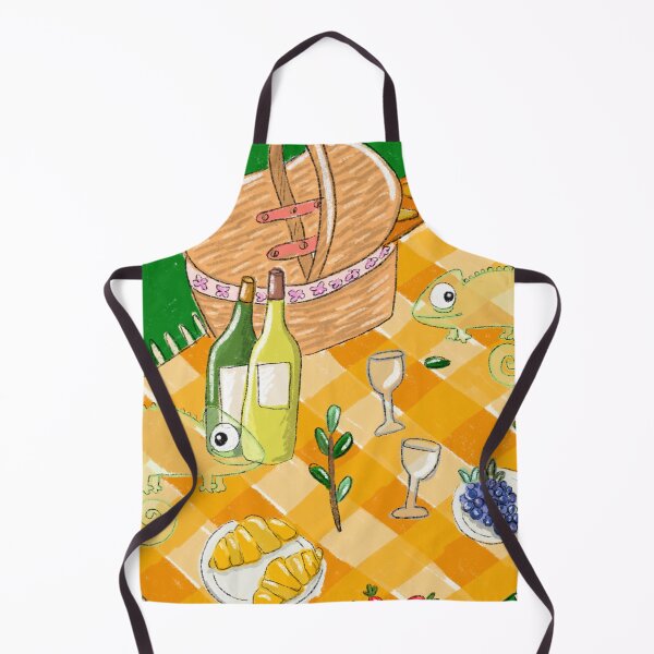 Item preview, Chameleons having a picnic. designed and sold by BluluStudio.