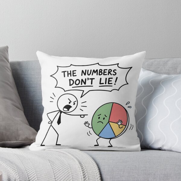 Item preview, Numbers Don't Lie Stick Figure Shouting at Data Chart - Funny Analyst & Trader Office Humor designed and sold by Ink Matrix.