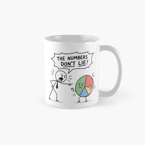 Item preview, Numbers Don't Lie Stick Figure Shouting at Data Chart - Funny Analyst & Trader Office Humor designed and sold by Ink Matrix.