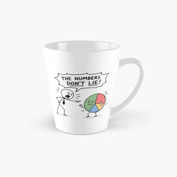 Item preview, Numbers Don't Lie Stick Figure Shouting at Data Chart - Funny Analyst & Trader Office Humor designed and sold by Ink Matrix.