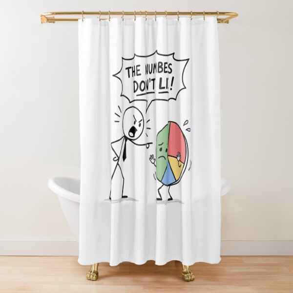 Item preview, Numbers Don't Lie Stick Figure Shouting at Data Chart - Funny Analyst & Trader Office Humor designed and sold by Ink Matrix.