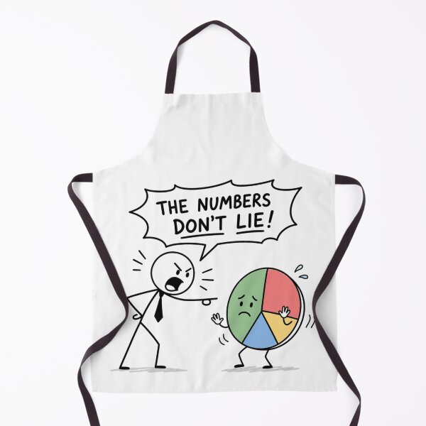 Item preview, Numbers Don't Lie Stick Figure Shouting at Data Chart - Funny Analyst & Trader Office Humor designed and sold by Ink Matrix.