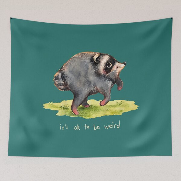 Item preview, Jimothy It’s Okay to Be Weird Raccoon Vintage Wildlife Viral Meme designed and sold by TESTTES.