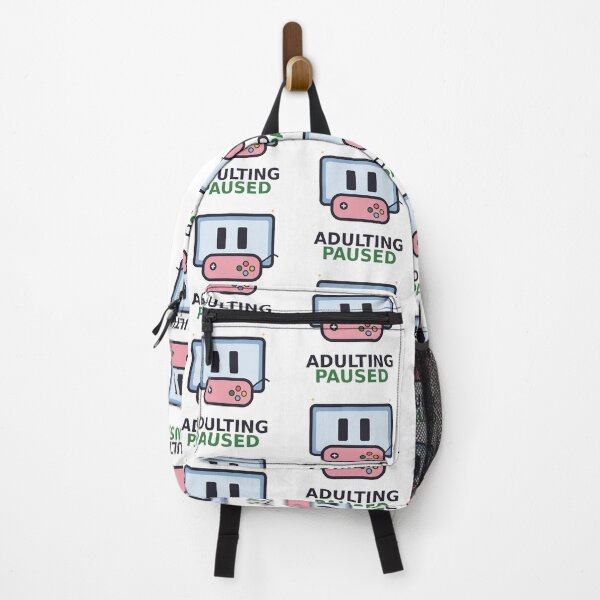 Item preview, Adulting Paused — Funny Gamer Design, Cute Gift For Procrastinators designed and sold by QuirkyCartel.